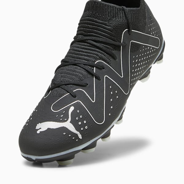 Botines de fútbol FUTURE MATCH FG/AG para jóvenes, PUMA Black-PUMA Silver, extralarge