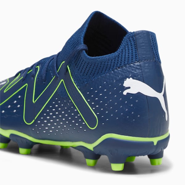 FUTURE MATCH FG/AG Youth Football Boots, Persian Blue-PUMA White-Pro Green, extralarge-GBR