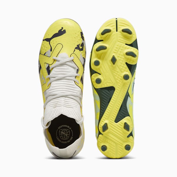 FUTURE MATCH FG/AG Youth Football Boots, Sedate Gray-Asphalt-Yellow Blaze, extralarge-GBR