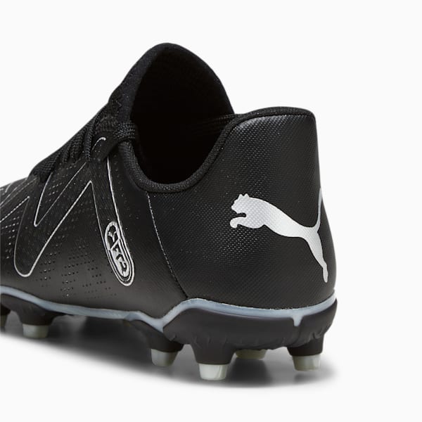 FUTURE PLAY FG/AG Youth Football Boots, PUMA Black-PUMA Silver, extralarge-GBR
