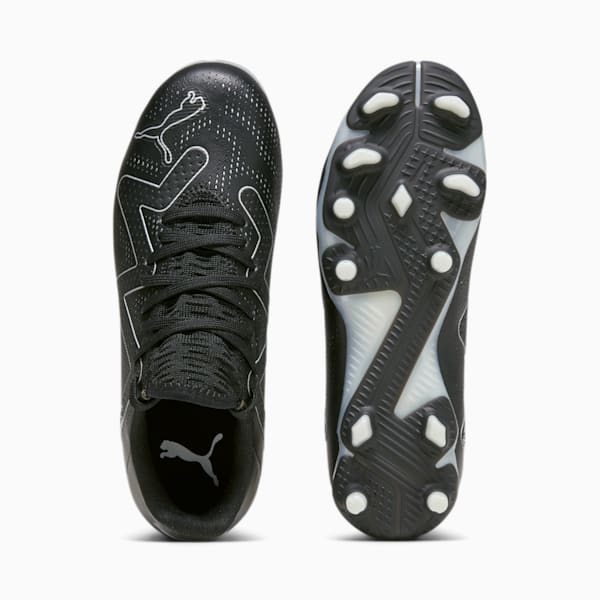 FUTURE PLAY FG/AG Youth Football Boots, PUMA Black-PUMA Silver, extralarge-GBR