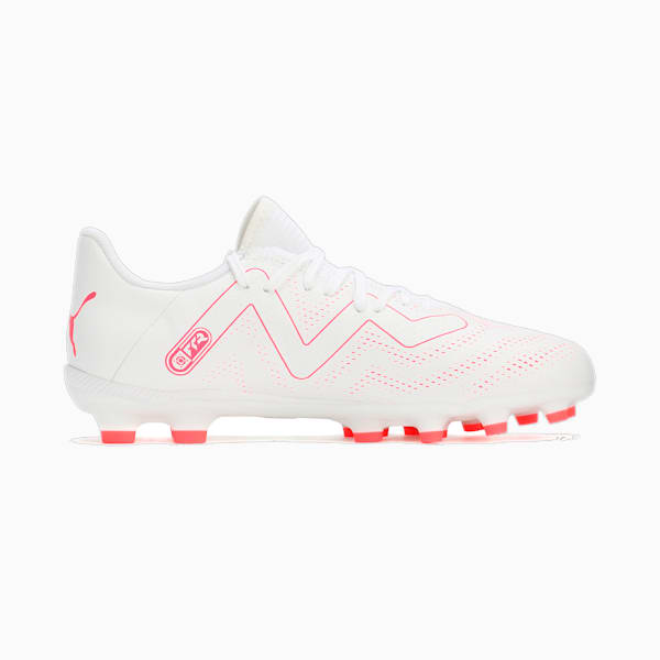 キッズ フューチャー プレイ HG + MID サッカー スパイク 20-24.5cm, PUMA White-Fire Orchid, extralarge-JPN