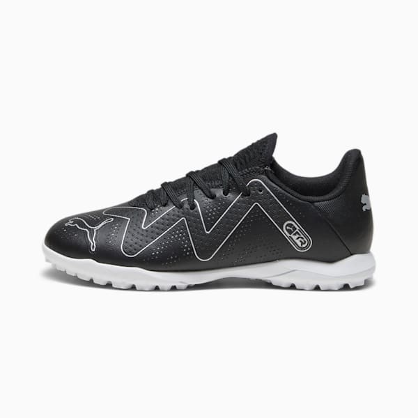 FUTURE PLAY TT Youth Football Boots, PUMA Black-PUMA Silver, extralarge-GBR