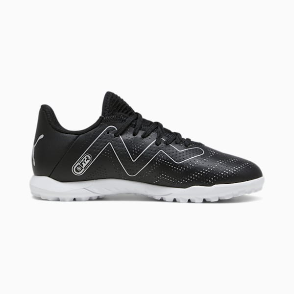 FUTURE PLAY TT Youth Football Boots, PUMA Black-PUMA Silver, extralarge-GBR
