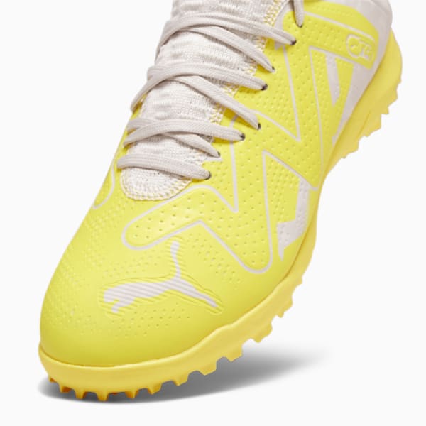 FUTURE PLAY TT Youth Football Boots, Sedate Gray-Asphalt-Yellow Blaze, extralarge-GBR