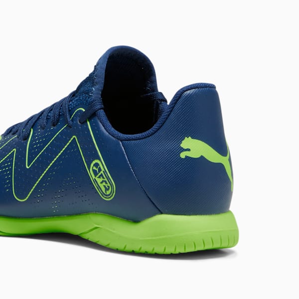 Tacos de fútbol FUTURE PLAY TT para adolescentes, Persian Blue-Pro Green, extralarge