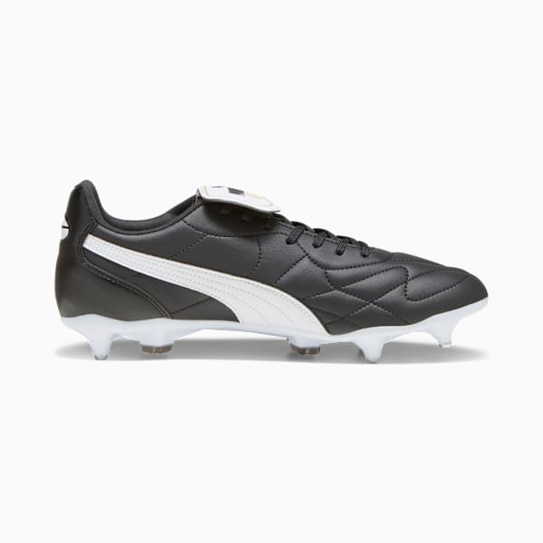 KING TOP MxSG Football Boots Unisex, PUMA Black-PUMA White-PUMA Gold, extralarge