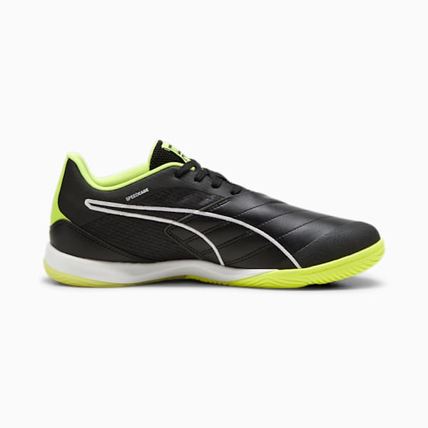 メンズ イベロ IV IT サッカー トレーニングシューズ, PUMA Black-PUMA White-Electric Lime, extralarge-JPN