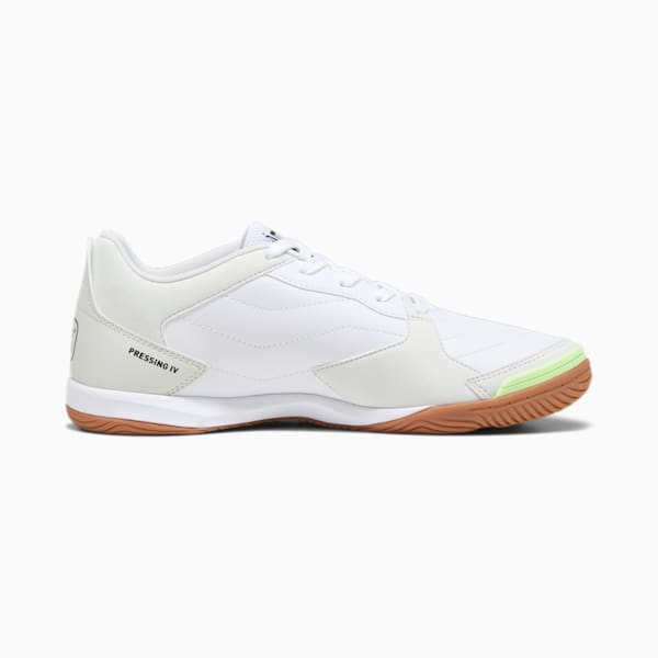 メンズ プレッシング IIII IT サッカー トレーニング シューズ, PUMA White-PUMA Black-PUMA Silver, extralarge-JPN