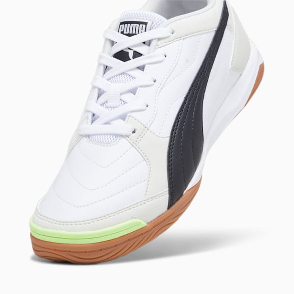 メンズ プレッシング IIII IT サッカー トレーニング シューズ, PUMA White-PUMA Black-PUMA Silver, extralarge-JPN