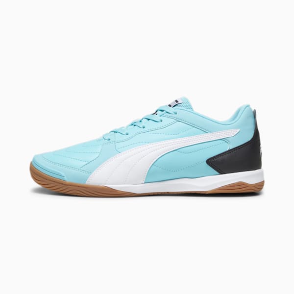 メンズ プレッシング IV IT サッカー トレーニングシューズ, Team Aqua-PUMA White-PUMA Black, extralarge-JPN