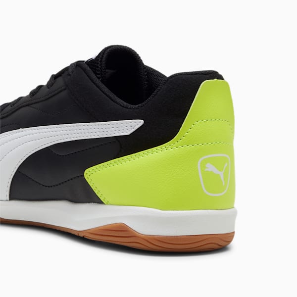 メンズ プレッシング IV IT サッカー トレーニングシューズ, PUMA Black-PUMA White-Electric Lime, extralarge-JPN