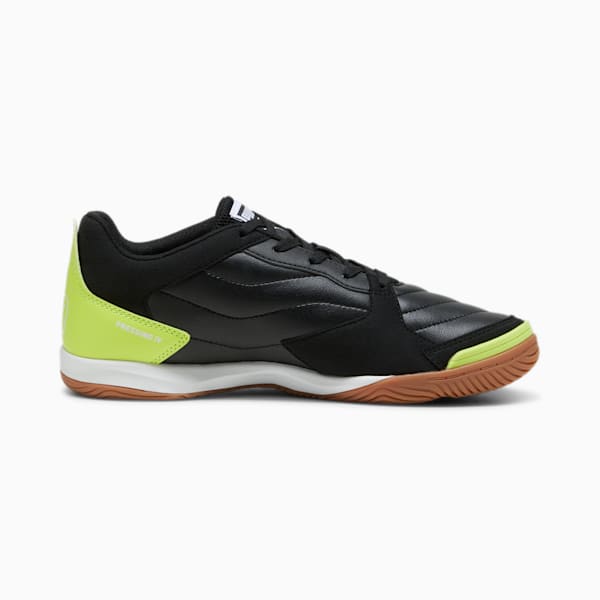 メンズ プレッシング IV IT サッカー トレーニングシューズ, PUMA Black-PUMA White-Electric Lime, extralarge-JPN