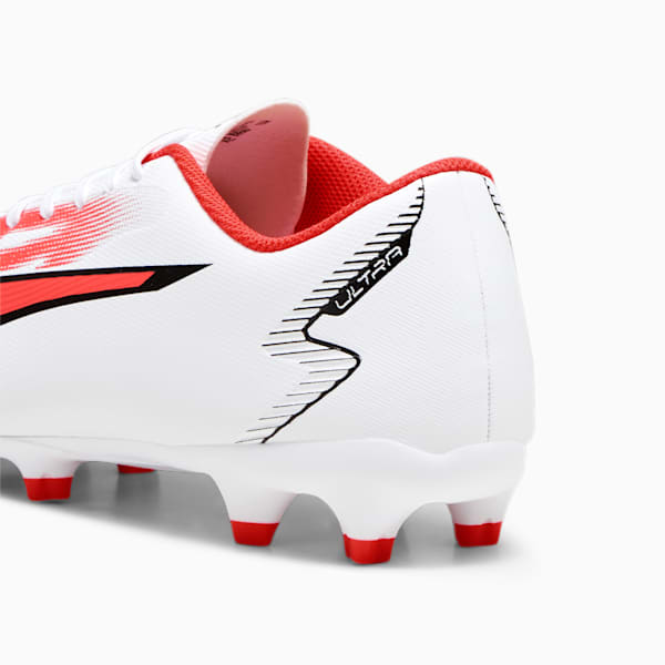 ULTRA PLAY FG/AG Men's Football Boots, PUMA White-PUMA Black-Fire Orchid, extralarge-GBR