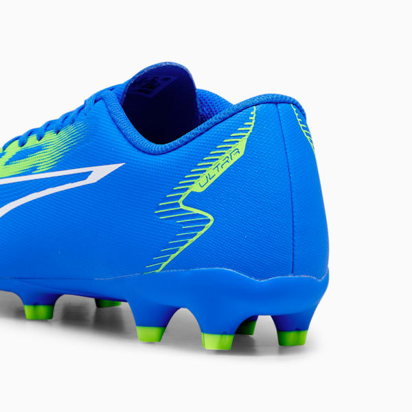 Tenis de fútbol ULTRA PLAY FG/AG para hombre, Ultra Blue-PUMA White-Pro Green, extralarge