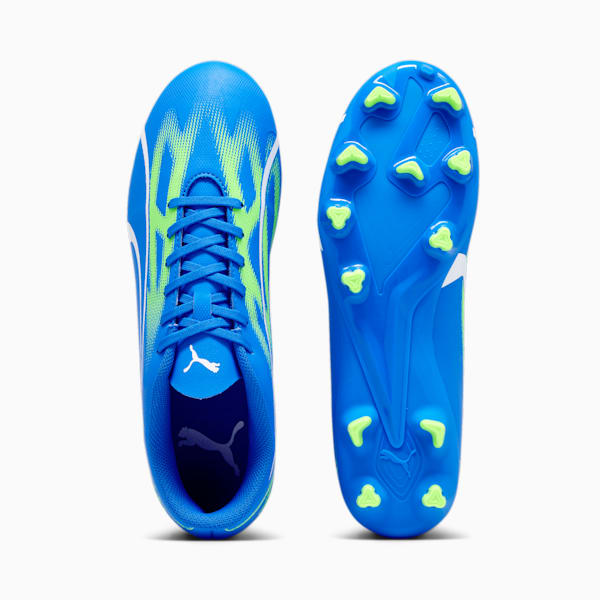 ULTRA PLAY FG/AG Men's Soccer Cleats, Ultra Blue-PUMA White-Pro Green, extralarge