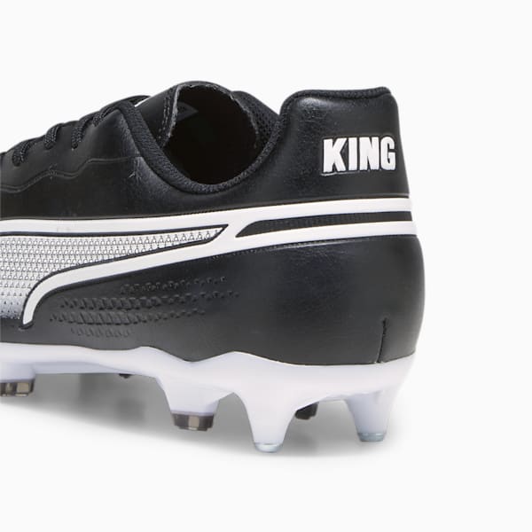 KING MATCH MxSG Football Boots, PUMA Black-PUMA White, extralarge-GBR
