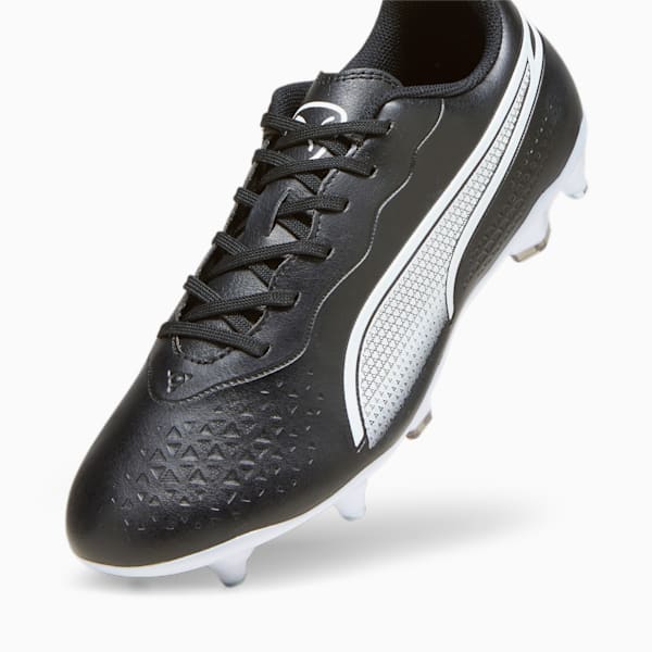 KING MATCH MxSG Football Boots, PUMA Black-PUMA White, extralarge-GBR