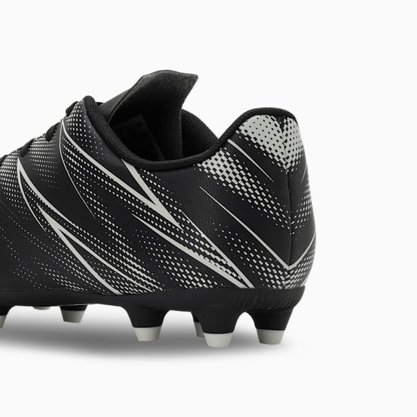 ATTACANTO FG/AG Men's Lightweight Football Boots, PUMA Black-Silver Mist, extralarge-IND