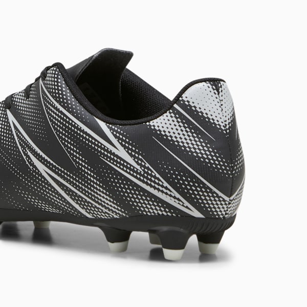Tacos de futbol ATTACANTO FG/AG, PUMA Black-Silver Mist, extralarge