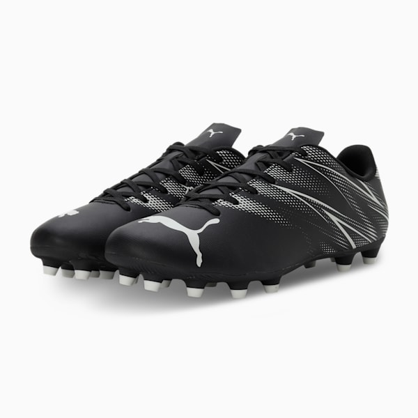 ATTACANTO FG/AG Men's Football Boots, PUMA Black-Silver Mist, extralarge-IND