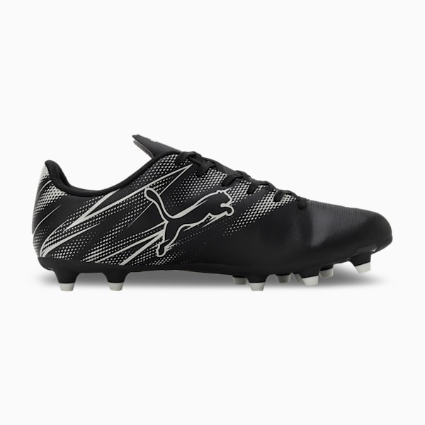 ATTACANTO FG/AG Men's Lightweight Football Boots, PUMA Black-Silver Mist, extralarge-IND