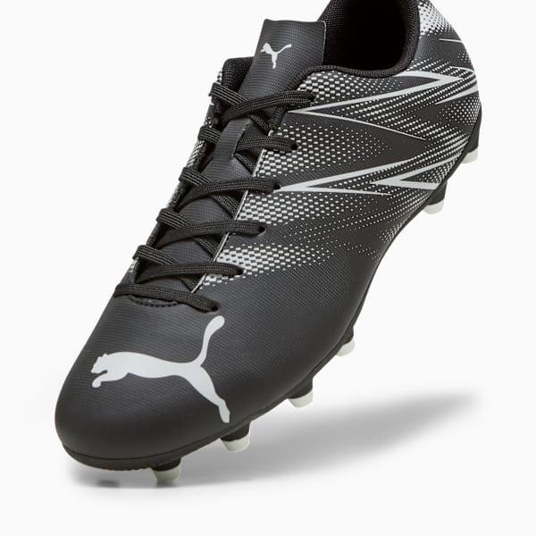 Chaussure de soccer ATTACANTO FG/AG, PUMA Black-Silver Mist, extralarge