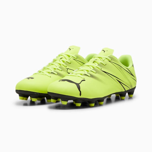 Chaussure de soccer ATTACANTO FG/AG, Electric Lime-PUMA Black, extralarge