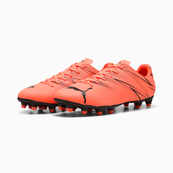 Chaussure de soccer ATTACANTO FG/AG, Glowing Red-PUMA Black, extralarge