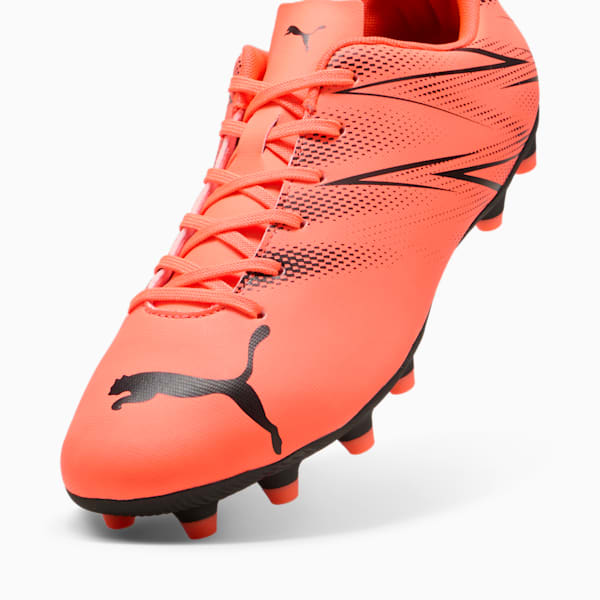 Chaussure de soccer ATTACANTO FG/AG, Glowing Red-PUMA Black, extralarge