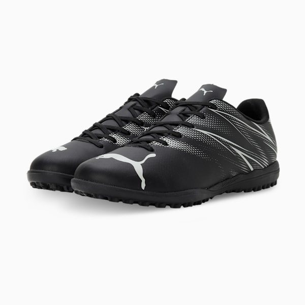 ATTACANTO TT Men's Football Boots, PUMA Black-Silver Mist, extralarge-IND