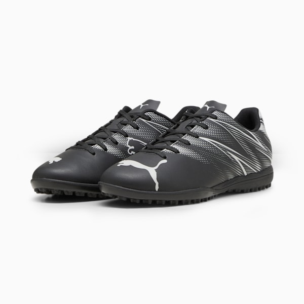 Tacos de futbol ATTACANTO TT, PUMA Black-Silver Mist, extralarge