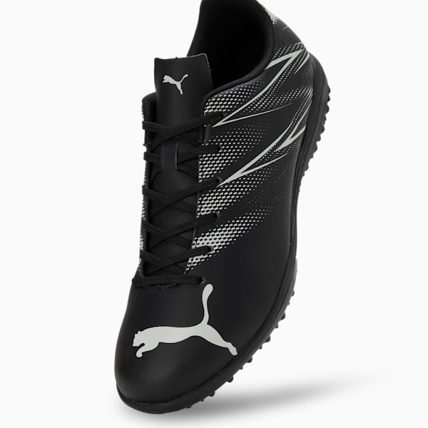 ATTACANTO TT Men's Football Boots, PUMA Black-Silver Mist, extralarge-IND