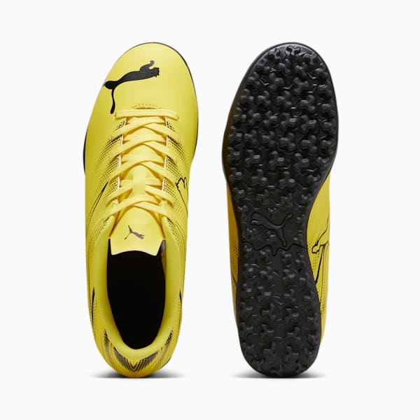 ATTACANTO Turf Training Men's Soccer Cleats, Yellow Blaze-PUMA Black, extralarge