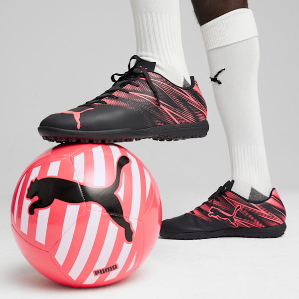 Tacos de fútbol ATTACANTO TT, PUMA Black-Fire Orchid, extralarge