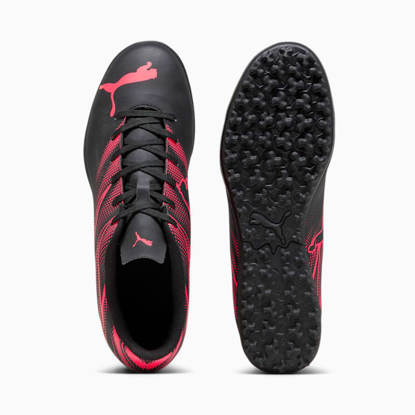 Tacos de fútbol ATTACANTO TT, PUMA Black-Fire Orchid, extralarge