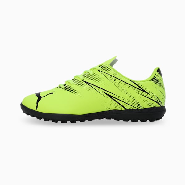 ATTACANTO TT Men's Football Boots, Electric Lime-PUMA Black, extralarge-IND