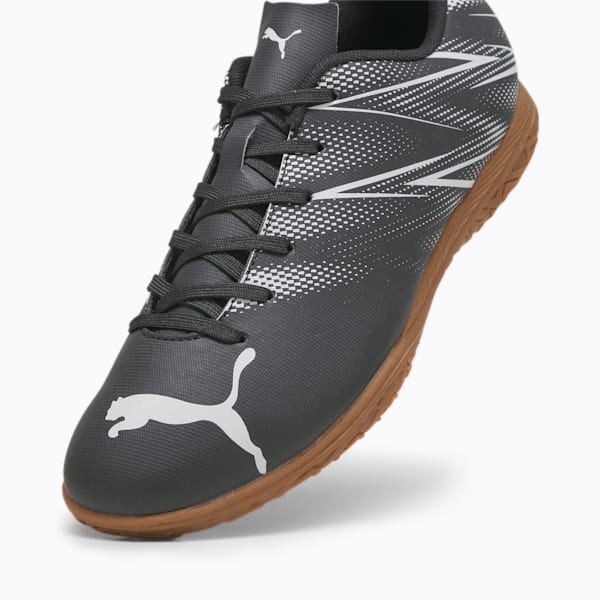 ATTACANTO Men's Indoor Court Shoes, PUMA Black-Silver Mist, extralarge-IDN