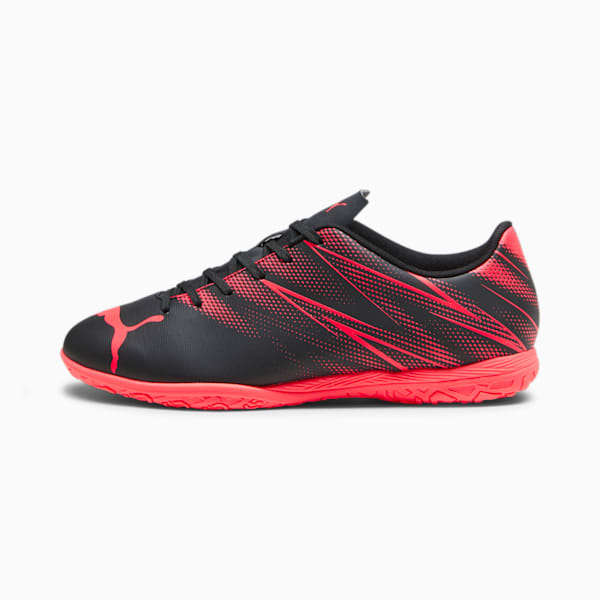 ATTACANTO IT Soccer Cleats, PUMA Black-Fire Orchid, extralarge