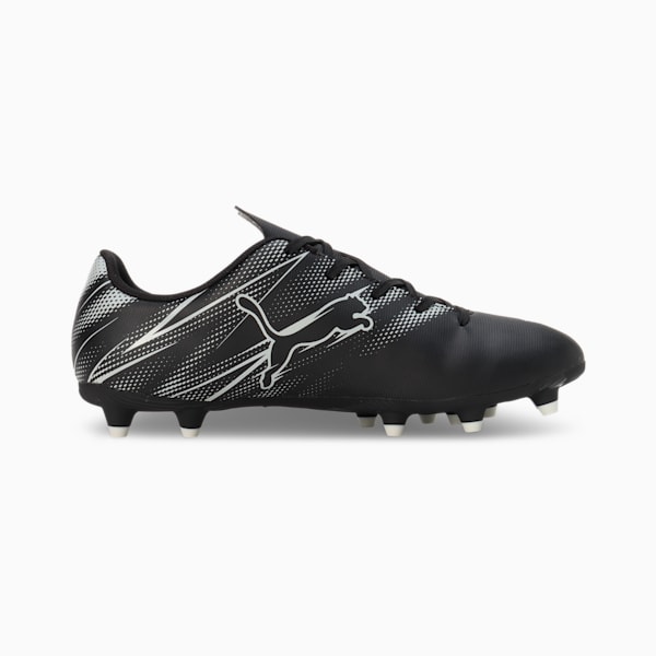 ATTACANTO FG/AG Youth Football Boots, PUMA Black-Silver Mist, extralarge-IND