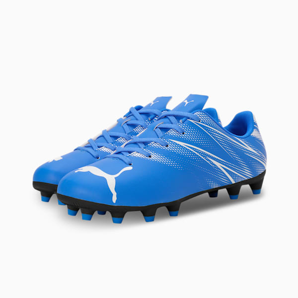 ATTACANTO FG/AG Youth Football Boots, Bluemazing-PUMA White, extralarge-IND