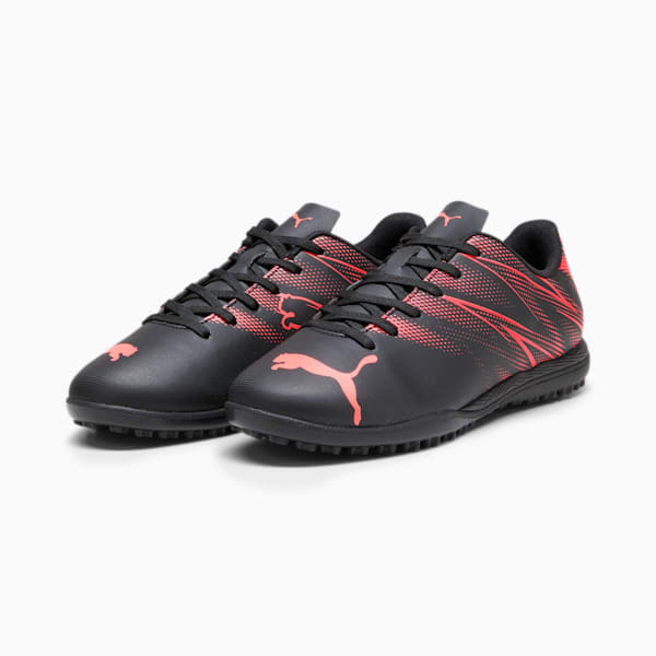 ATTACANTO TT Youth Football Boots, PUMA Black-Fire Orchid, extralarge-IND