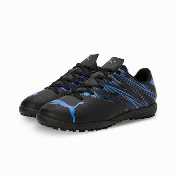 ATTACANTO TT Youth Football Boots, PUMA Black-Bluemazing, extralarge-IND