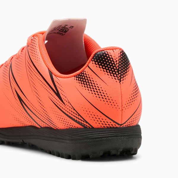 ATTACANTO Turf Trainer Kids' Soccer Cleats, Glowing Red-PUMA Black, extralarge