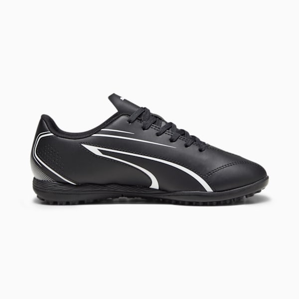 キッズ ヴィトーリア TT サッカー トレーニングシューズ 17-24.5cm, PUMA Black-PUMA White, extralarge-JPN