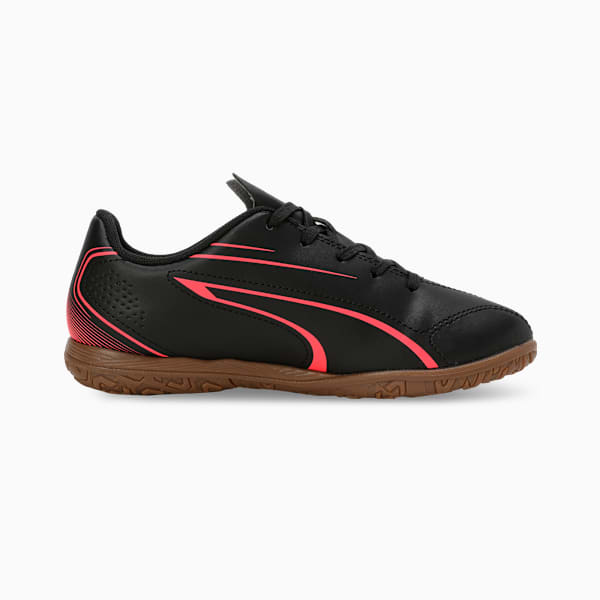 VITORIA IT Youth Indoor Court Shoes, PUMA Black-Fire Orchid, extralarge-IND