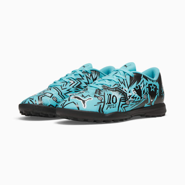 PUMA x CHRISTIAN PULISIC ULTRA PLAY Turf Trainer Kids' Soccer Cleats, Hero Blue-PUMA White-PUMA Black, extralarge