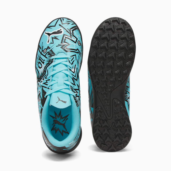 PUMA x CHRISTIAN PULISIC ULTRA PLAY Turf Trainer Kids' Soccer Cleats, Hero Blue-PUMA White-PUMA Black, extralarge