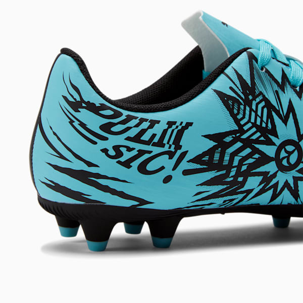 PUMA x CHRISTIAN PULISIC TACTO II Firm Ground/Artificial Ground Kids' Soccer Cleats, Hero Blue-PUMA Black, extralarge