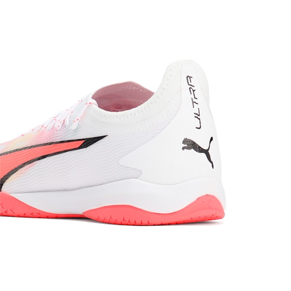 メンズ ウルトラ アルティメット IT サッカー トレーニング シューズ, PUMA White-PUMA Black-Fire Orchid, extralarge-JPN